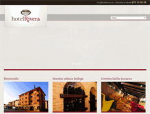 Tablet Screenshot of hotelrivera.es